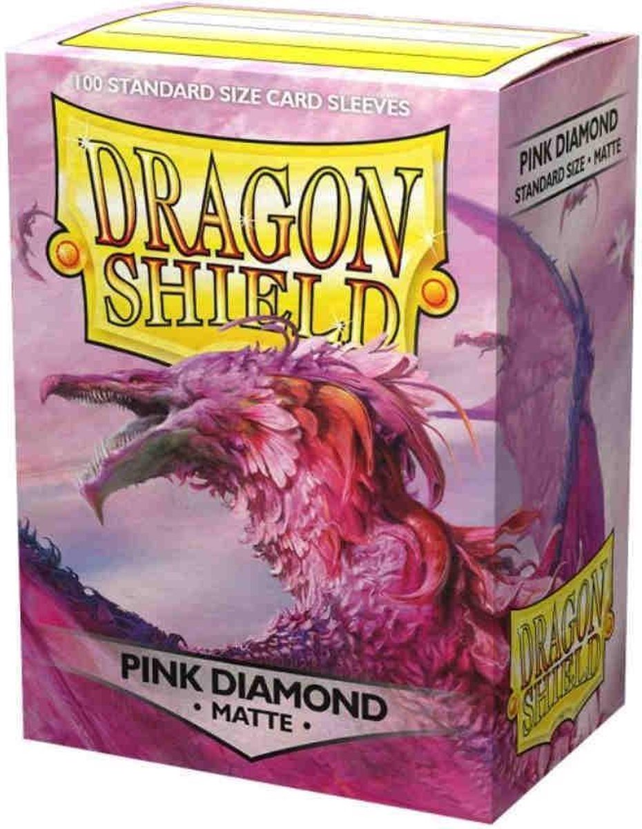   100 Box Sleeves Matte Pink Diamond