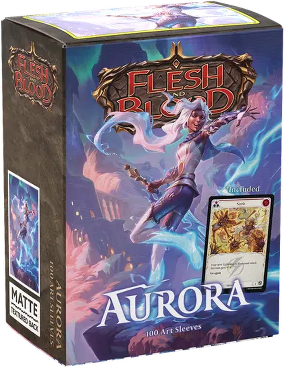   Box 100 Brushed Art Sleeves: FAB Aurora