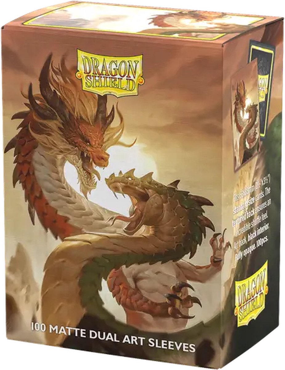   Box 100 Brushed Art Sleeves: Wood Snake 2025