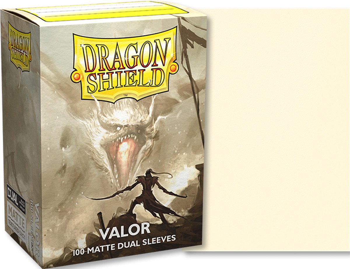 Dragonshield Box 100 Dual Matte Sleeves Valor