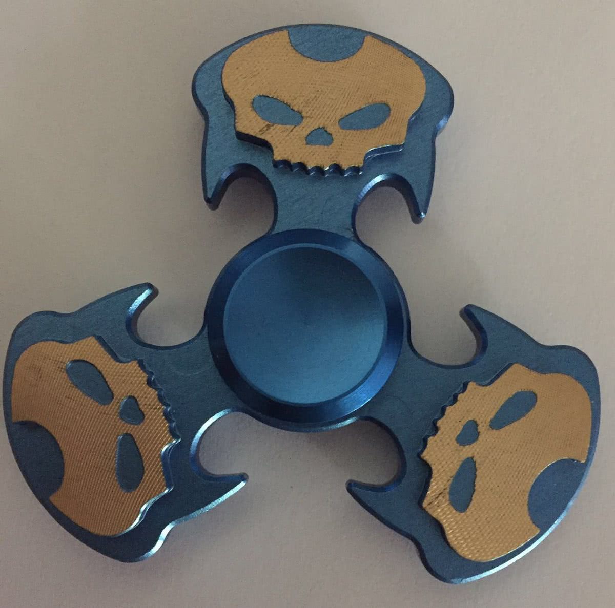 Skull Fidget Spinner/Hoge Kwaliteit metalen spinner/R 188