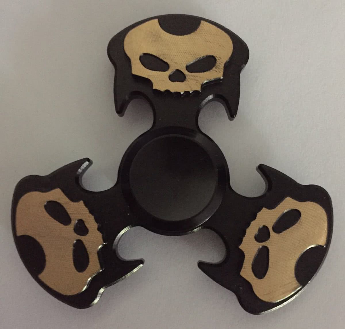 Skull Fidget Spinner/Hoge Kwaliteit metalen spinner/R 188