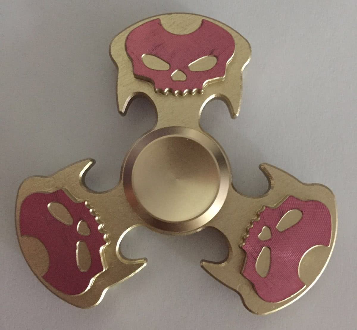 Skull Fidget Spinner/Hoge Kwaliteit metalen spinner/R 188