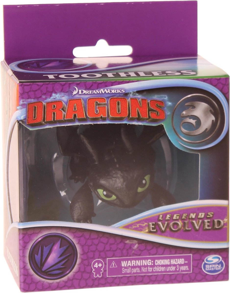 Dreamworks Spelfiguur Draken Mini 7,5 Cm Toothless