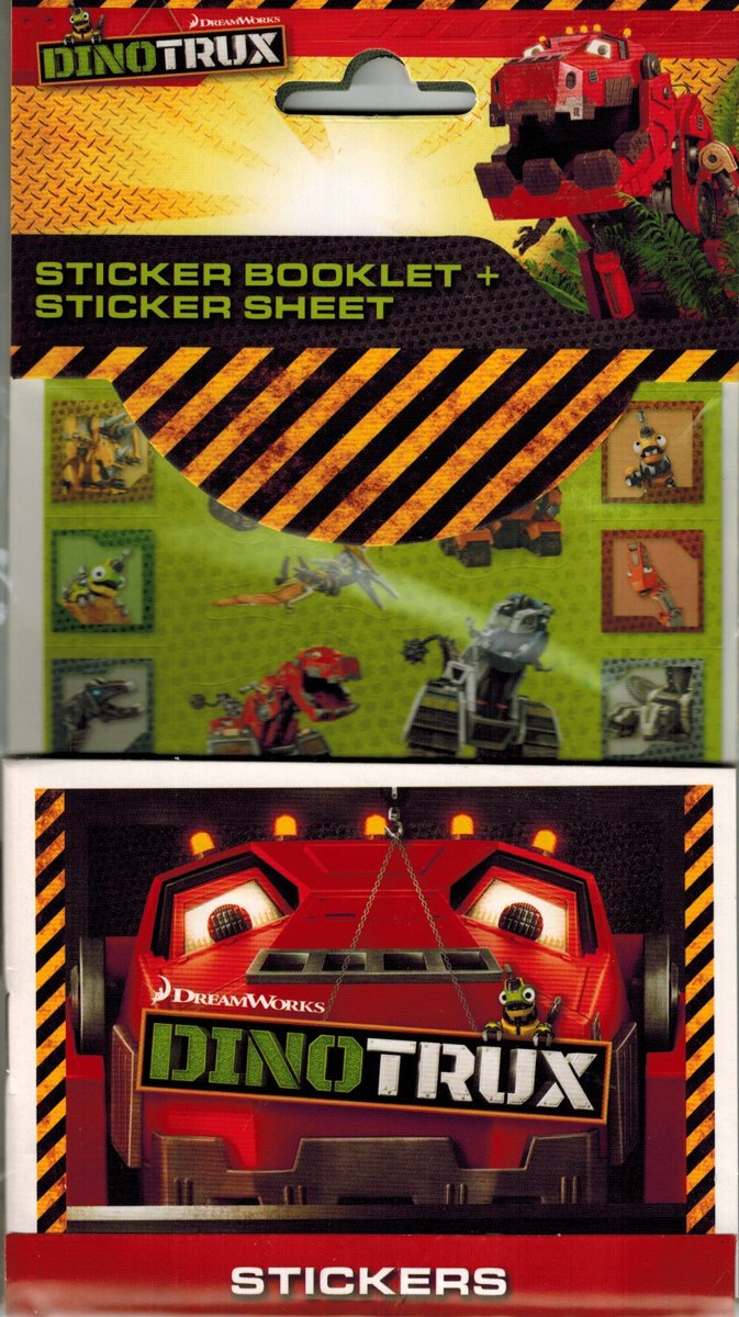 Stickervel +  je Dinotrux