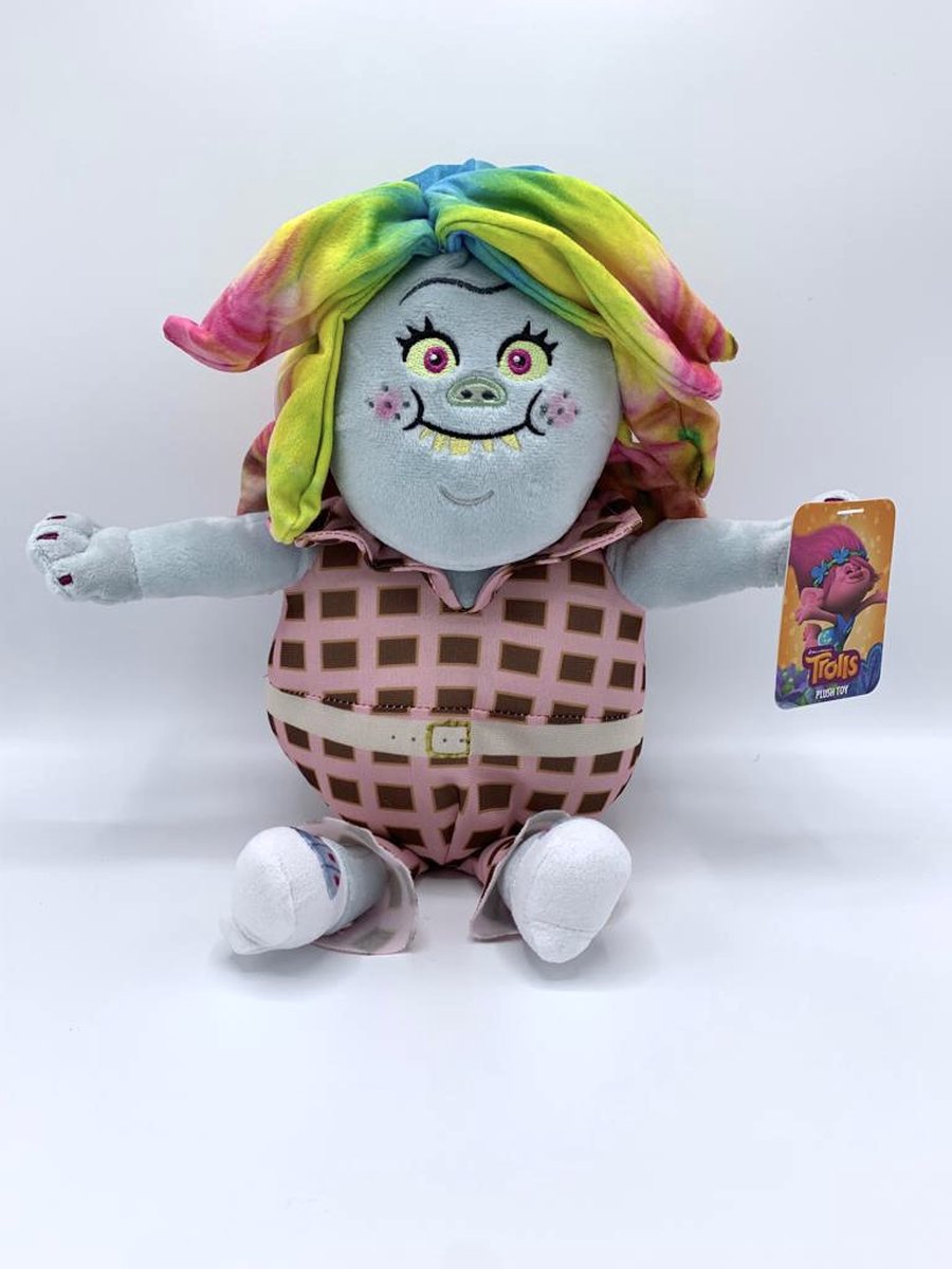 Trolls World Tour - Bergen girl knuffel - 30 cm - Pluche knuffel - Dreamworks