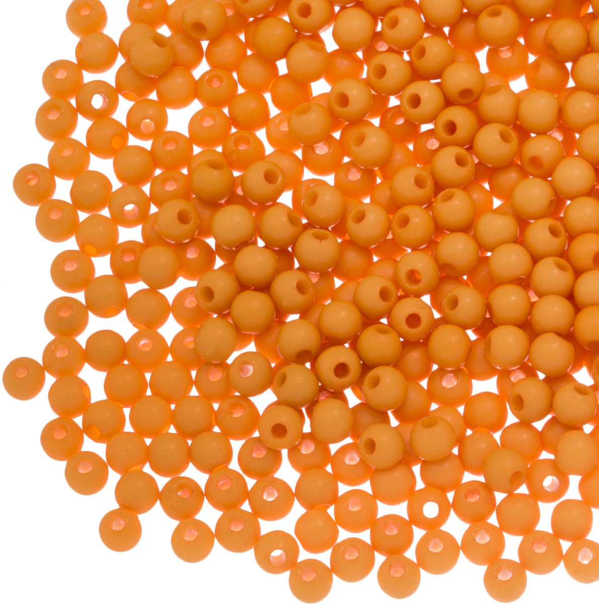 Acryl Kralen (4 mm) Orange (650 stuks)