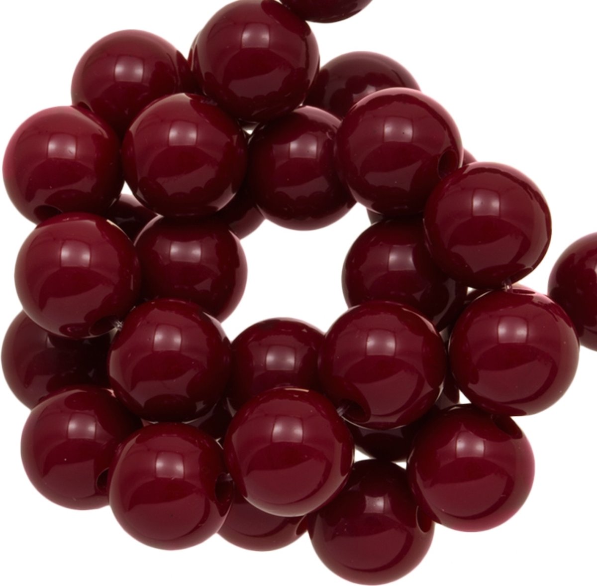 Acryl Kralen (8 mm) Cherry (180 stuks)