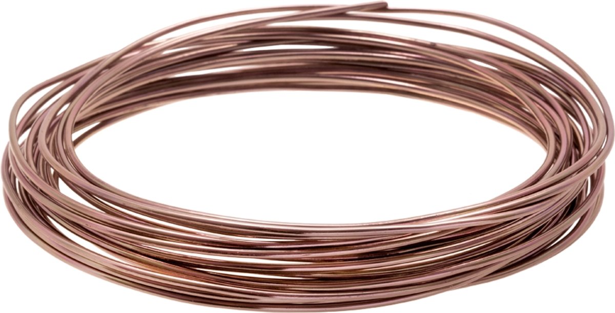 Aluminium Wire (1.5 mm) Bronze Brown (6 Meter)