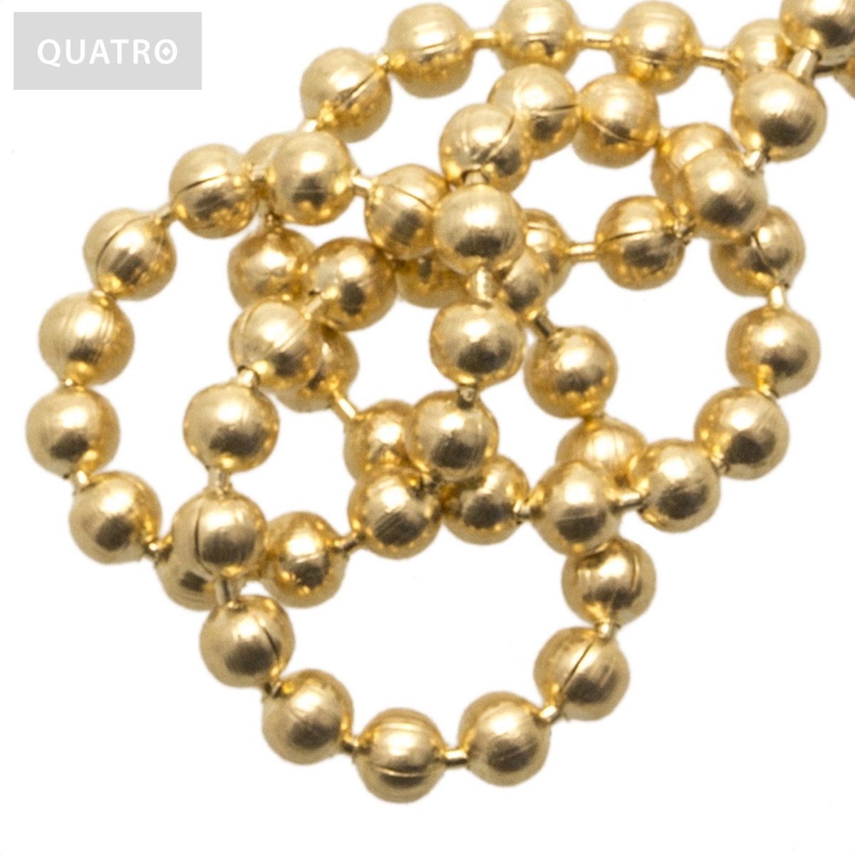 Bolletjesketting (2 mm) Goud (4.5 Meter)