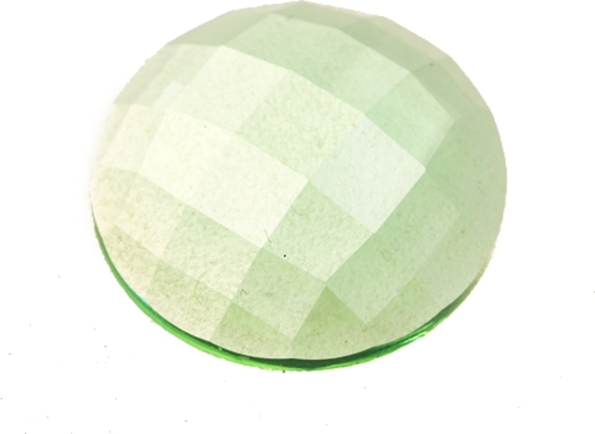 Cabochon (15 mm) Light Green (5 Stuks)