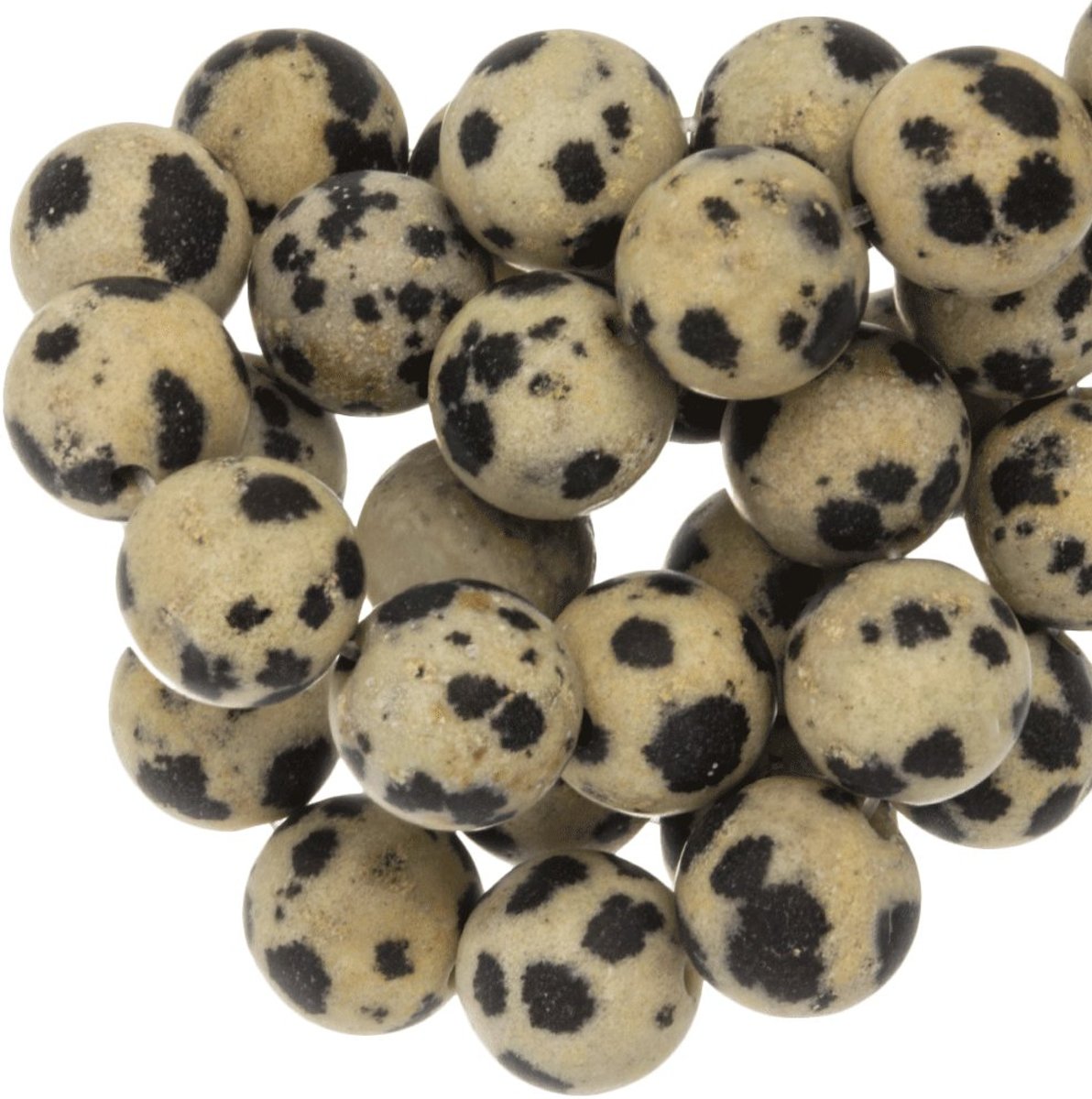 Dalmatian Jasper Kralen (6 mm) 60 Stuks