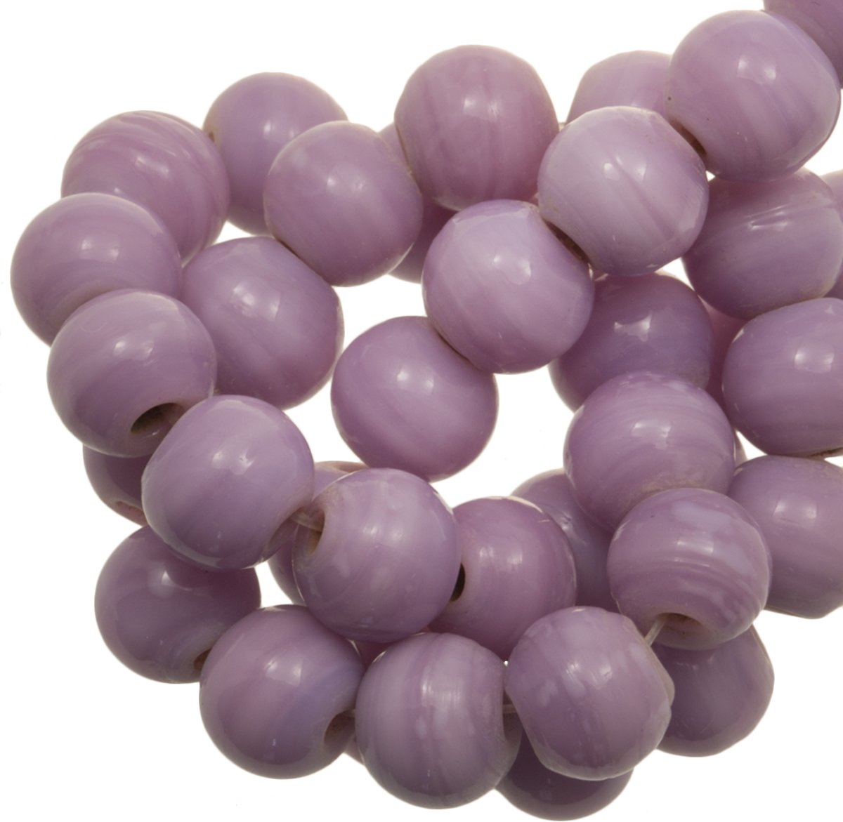 Glaskralen (8 mm) Lilac (50 Stuks)