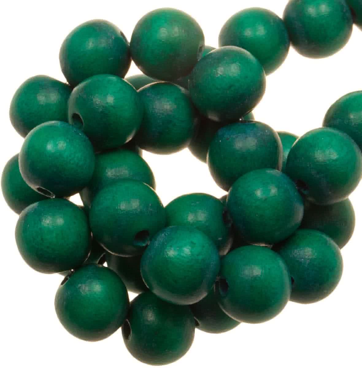 Houten Kralen Vintage Look (6 mm) Malachite (280 stuks)