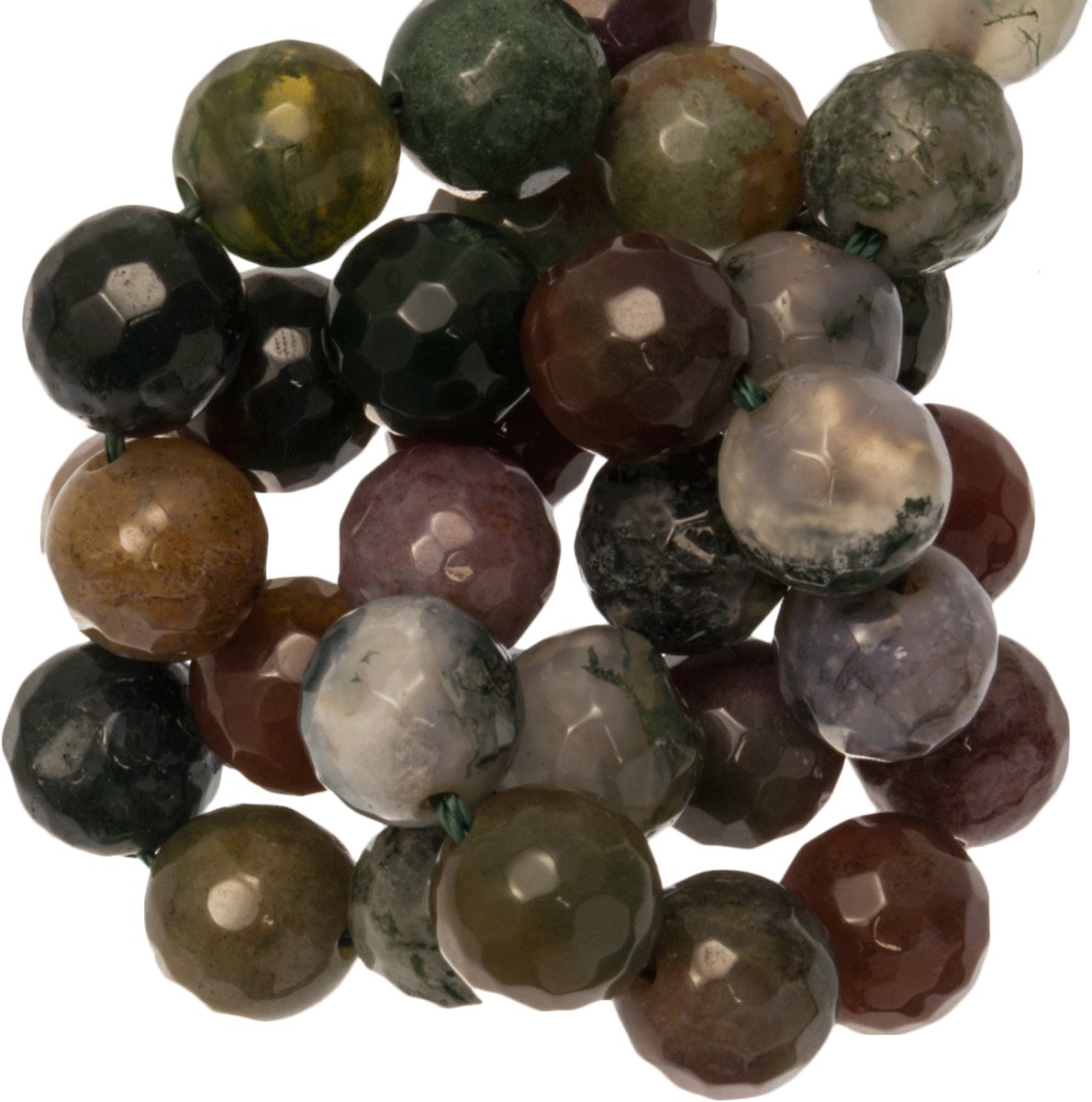 Indian Agate Facet Kralen (6 mm) 57 Stuks