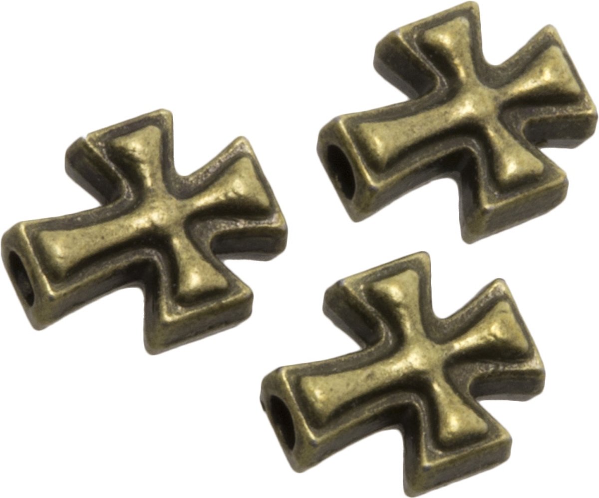 Metalen Kralen (10 x 8 mm) Brons (10 Stuks)