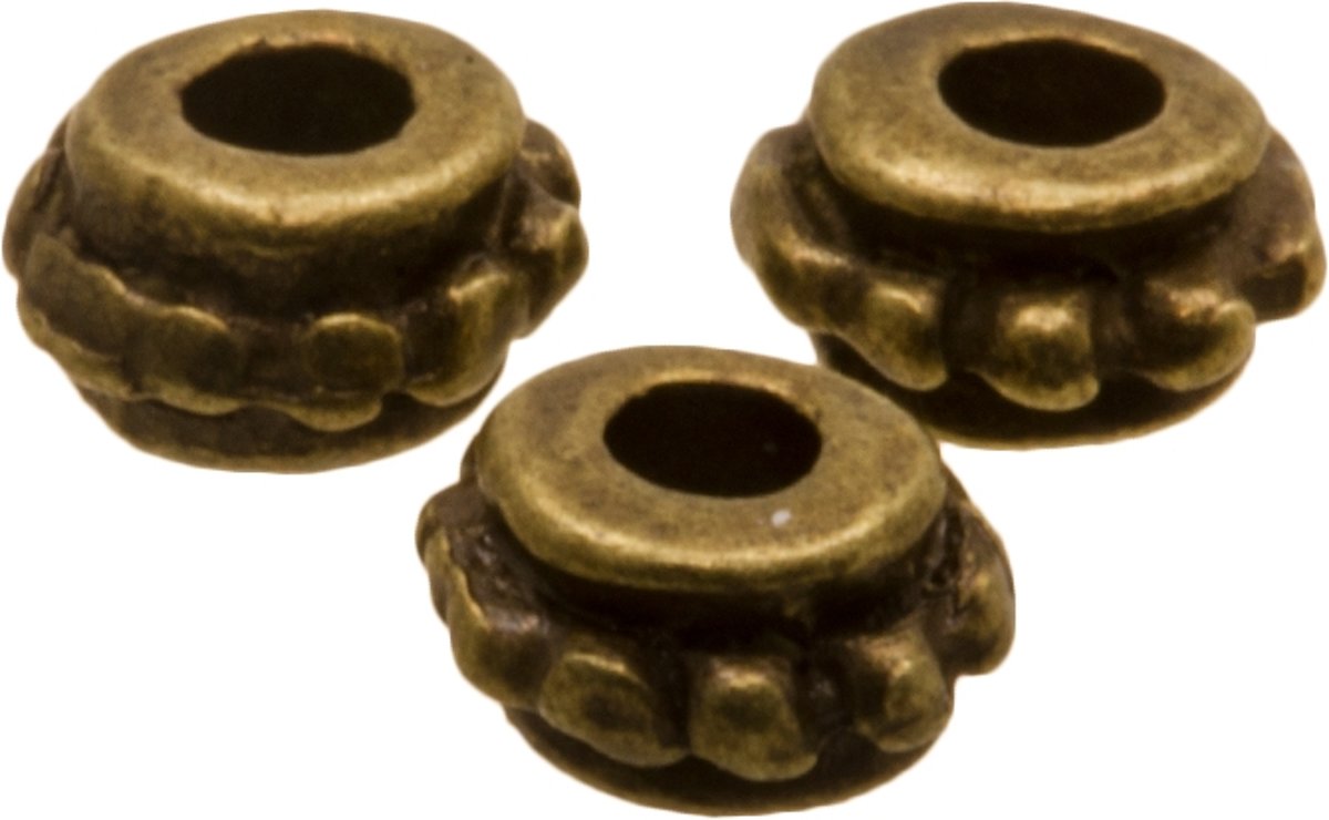 Metalen Kralen (5 x 3 mm) Brons (20 Stuks)