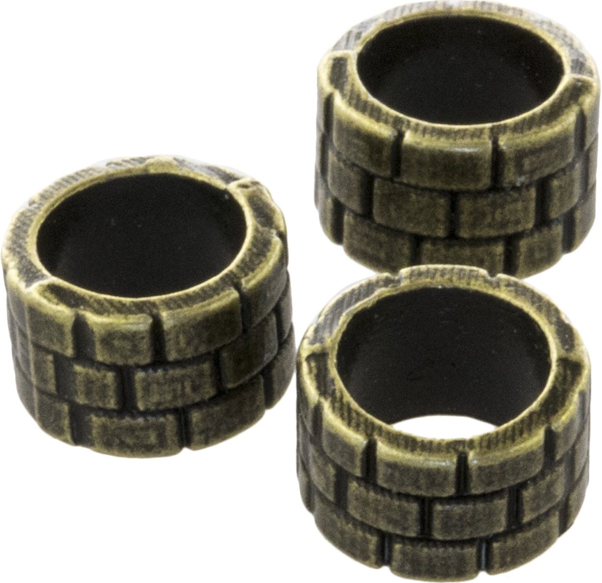 Metalen Kralen (9 x 6 mm) Brons (10 Stuks)