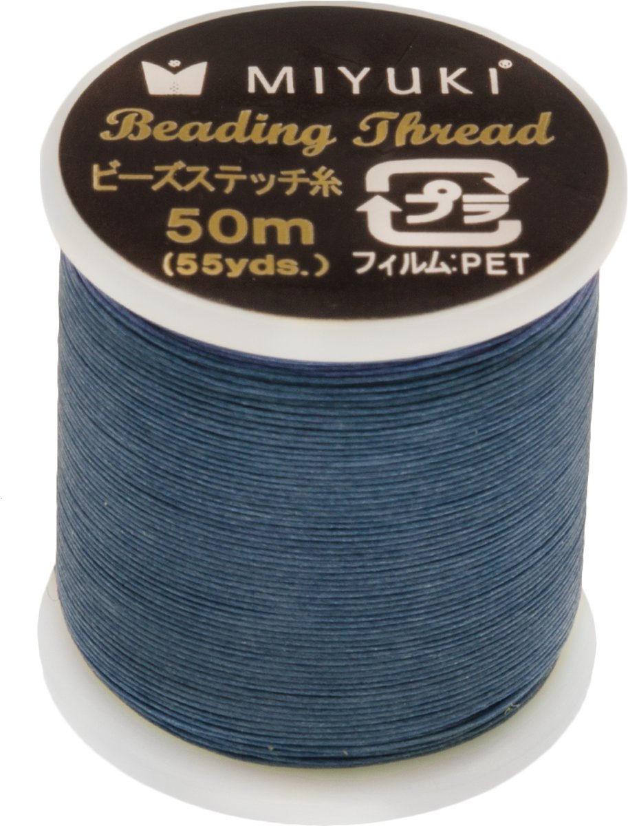 Miyuki Draad (50 Meter) Steel Blue