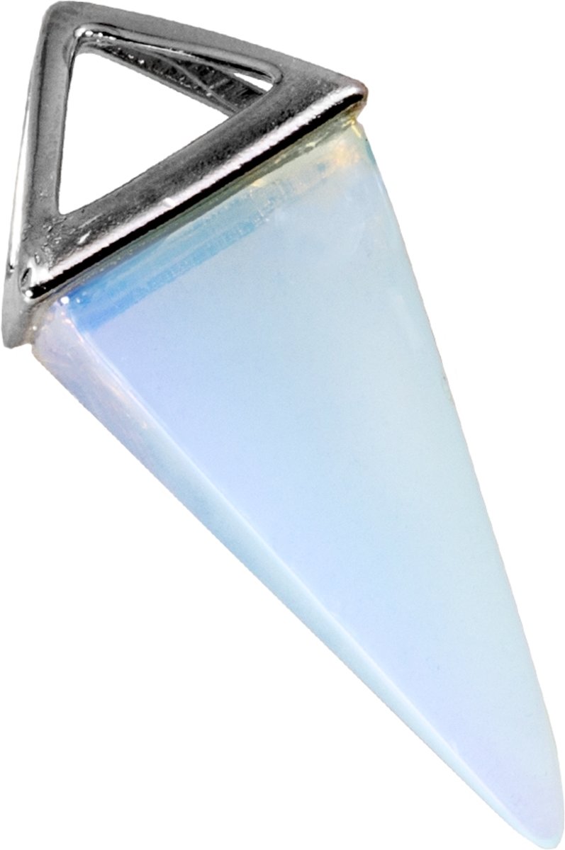 Natuursteen Hanger (37 x 15 mm) Opalite (1 Stuks)