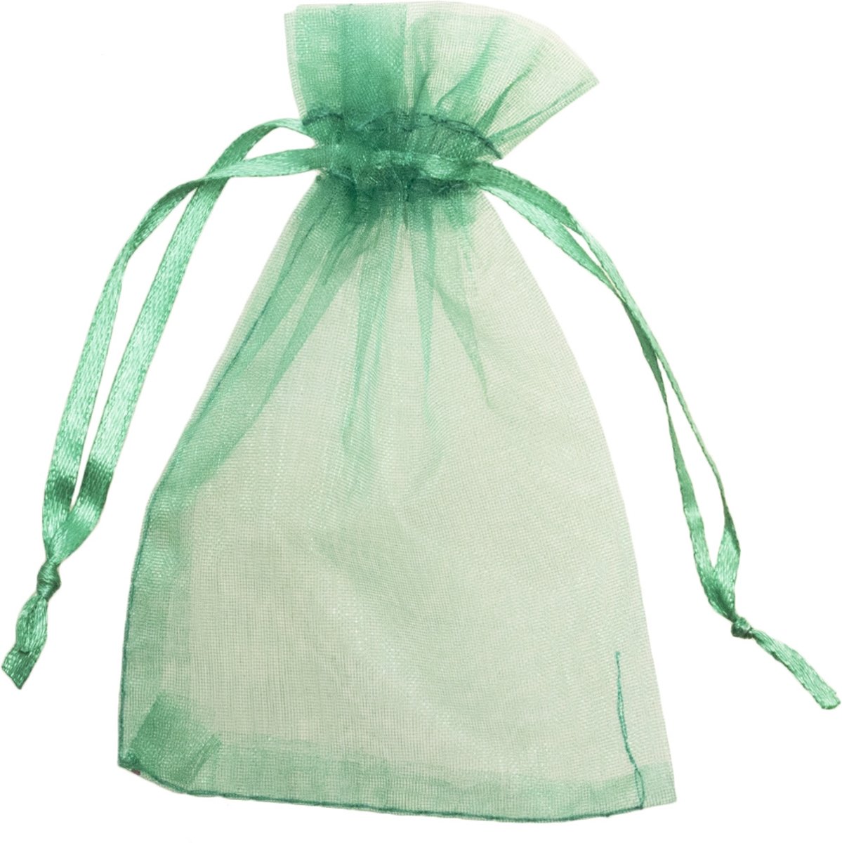 Organza Zakjes (8 x 12 cm) Forest Green (25 Stuks)