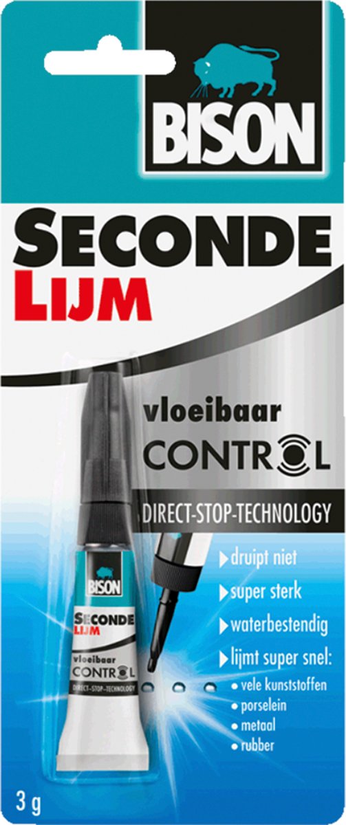 Secondelijm control (Bison) 3 gr