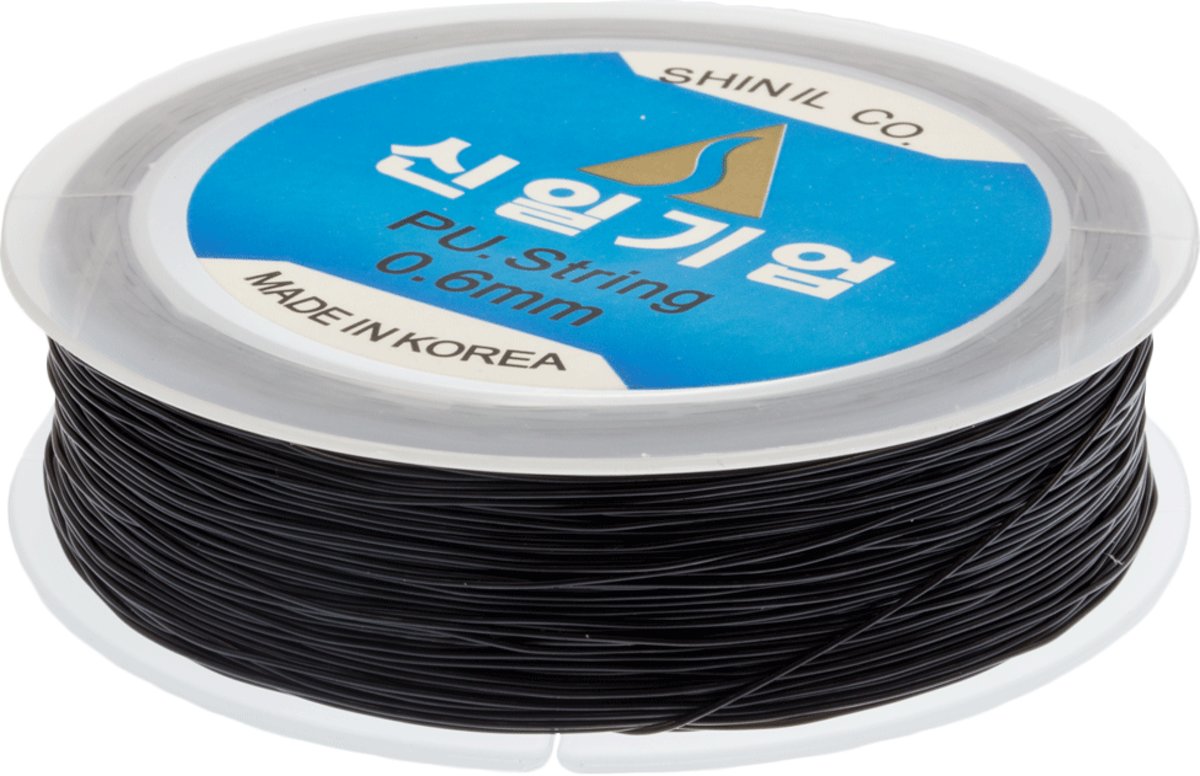 Top Kwaliteit Elastiek (0,6 mm) Black (80 Meter)