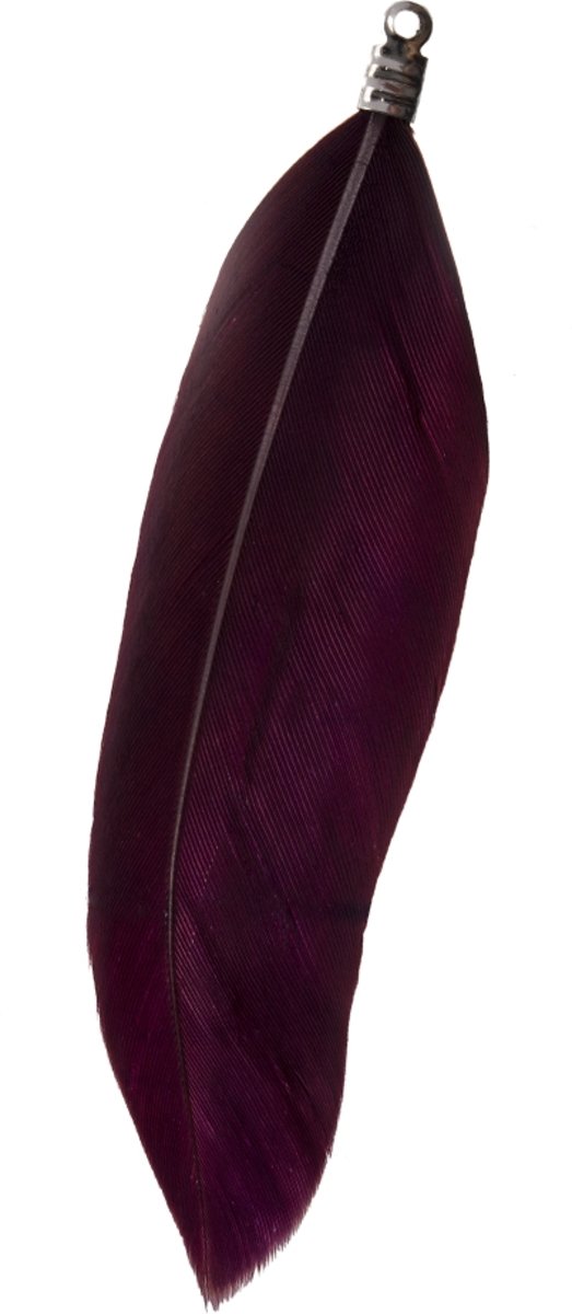 Veertjes (7.5 cm) Burgundy (10 Stuks)