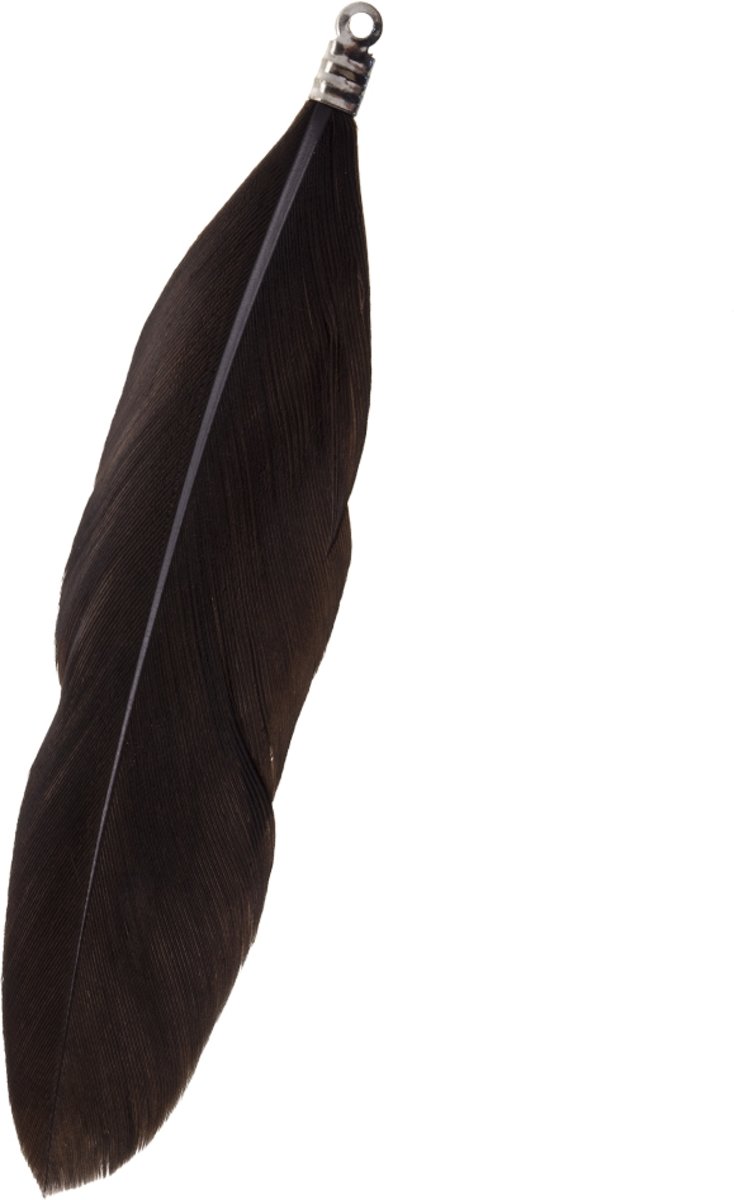 Veertjes (7.5 cm) Deep Brown (10 Stuks)