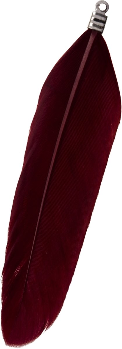 Veertjes (7.5 cm) Wine Red (10 Stuks)