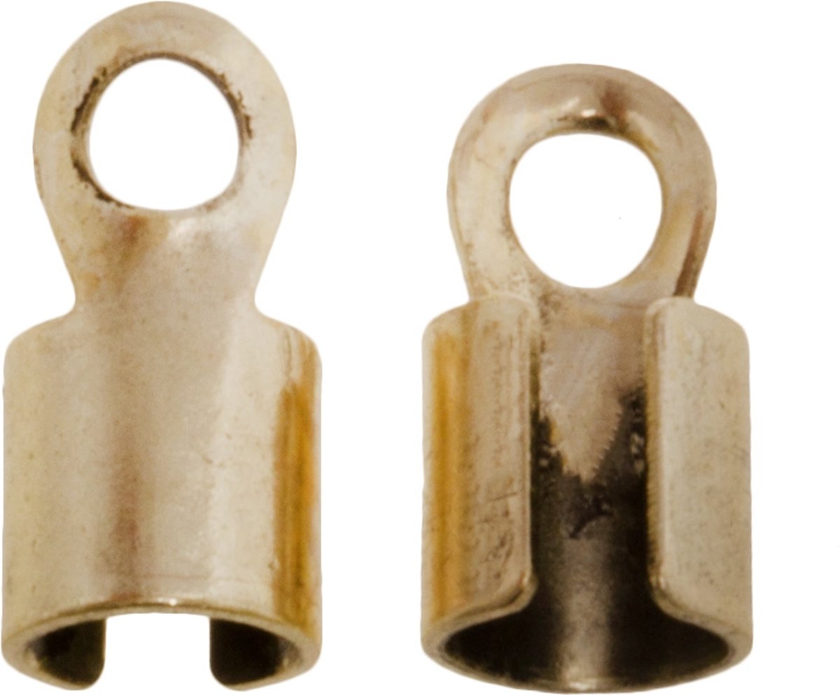 Veterklem (10 x 5 mm) Goud (10 Stuks)