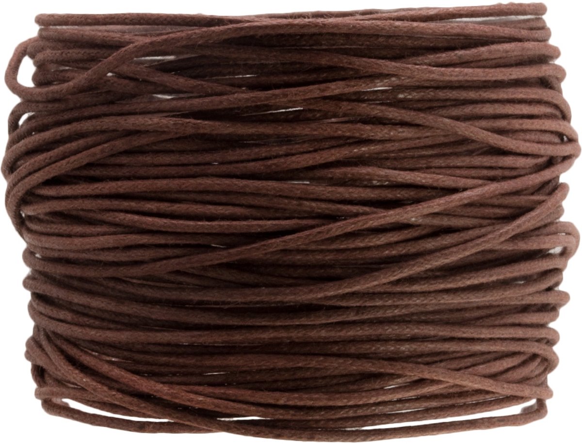 Waxkoord (0.5 mm) Russet (9,5 Meter)