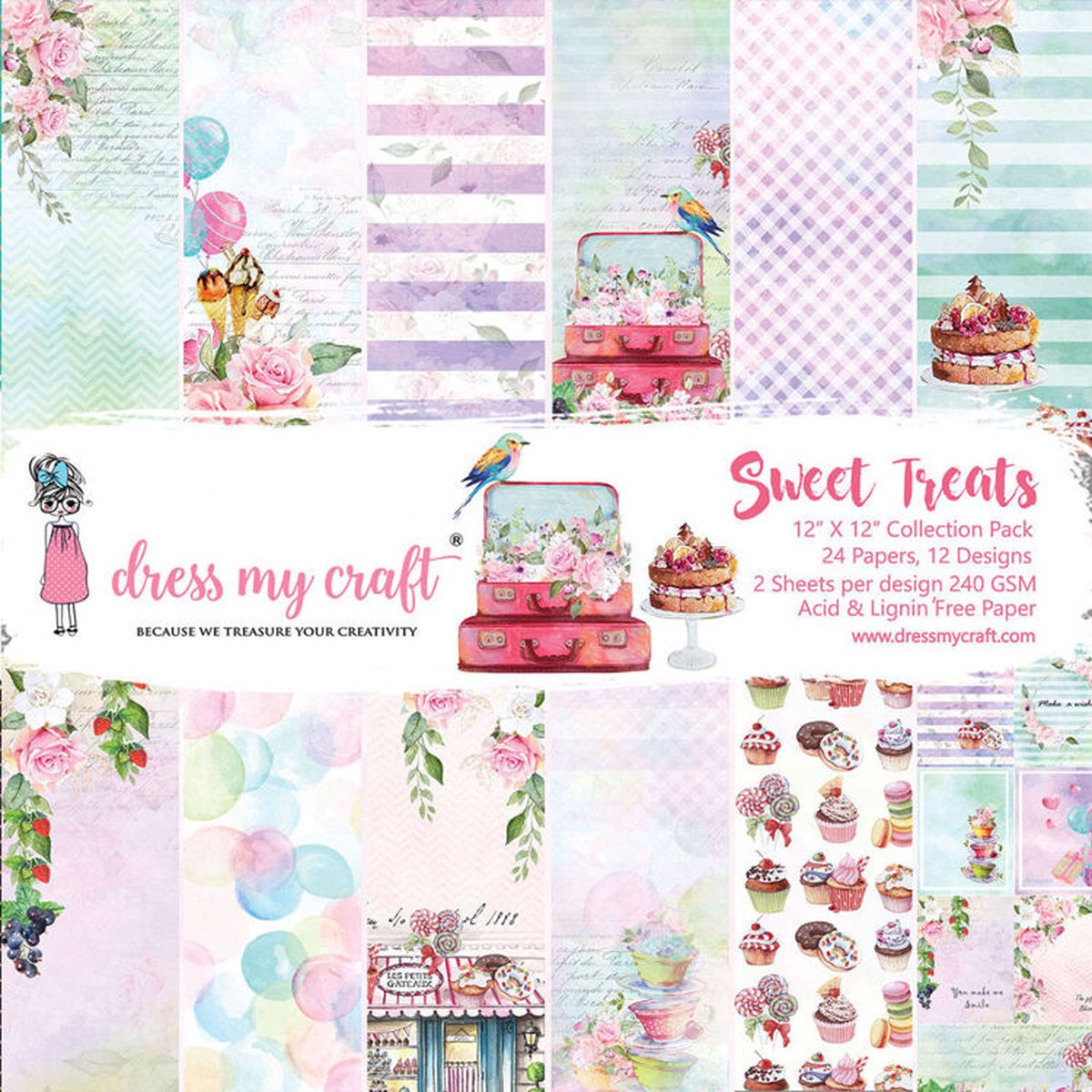 Scrappapier - Dress my Craft - DMCP2597