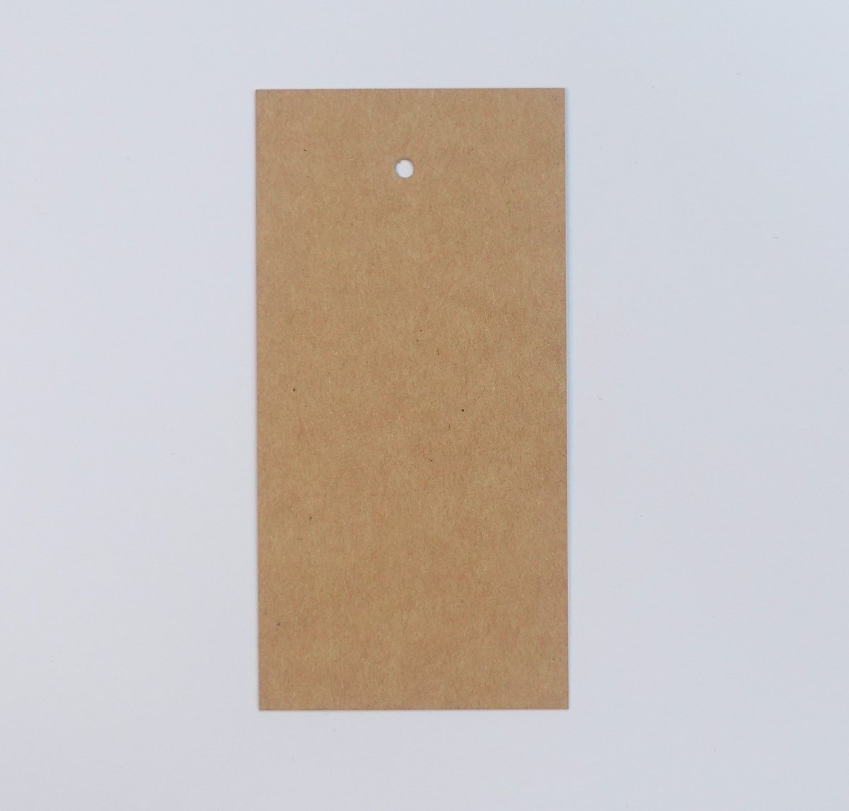 Blanco prijskaartjes kraft papier 600 stuks - 10x5cm