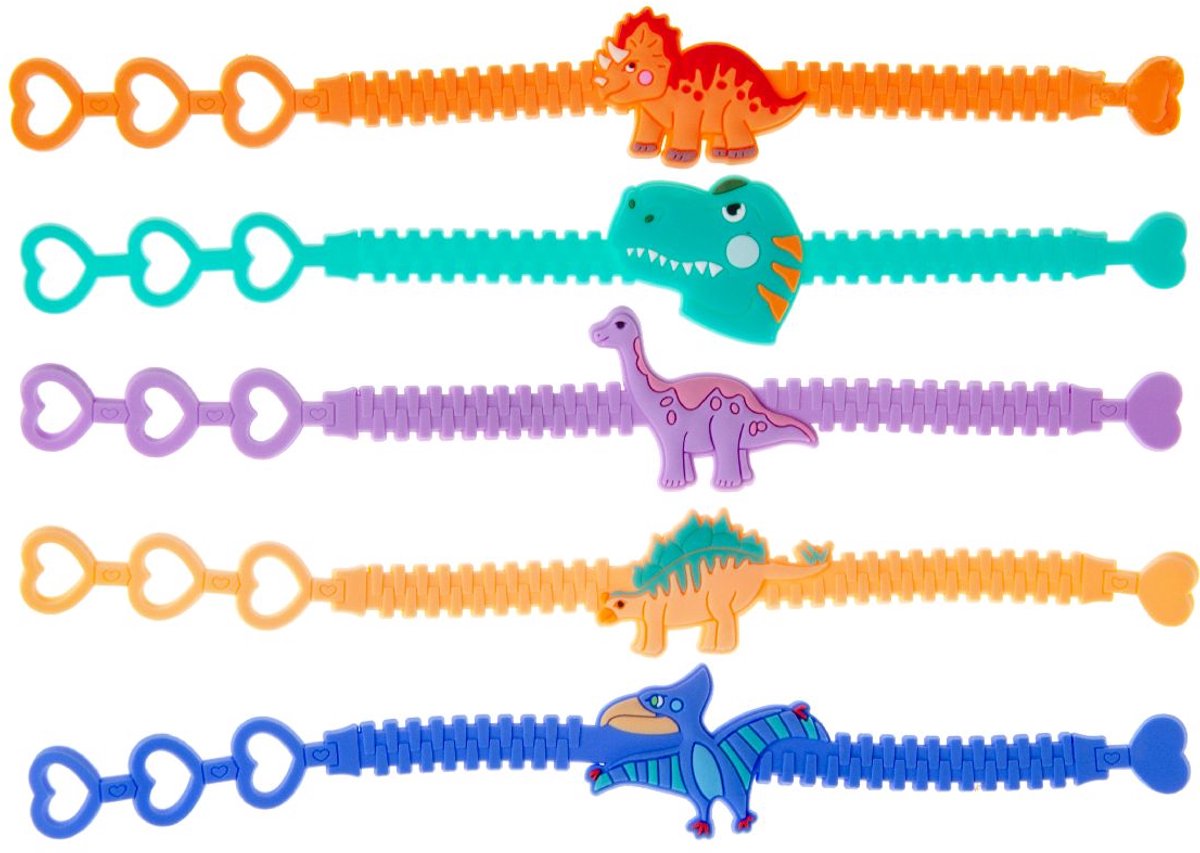   Armband Dinosaurus - 12 stuks