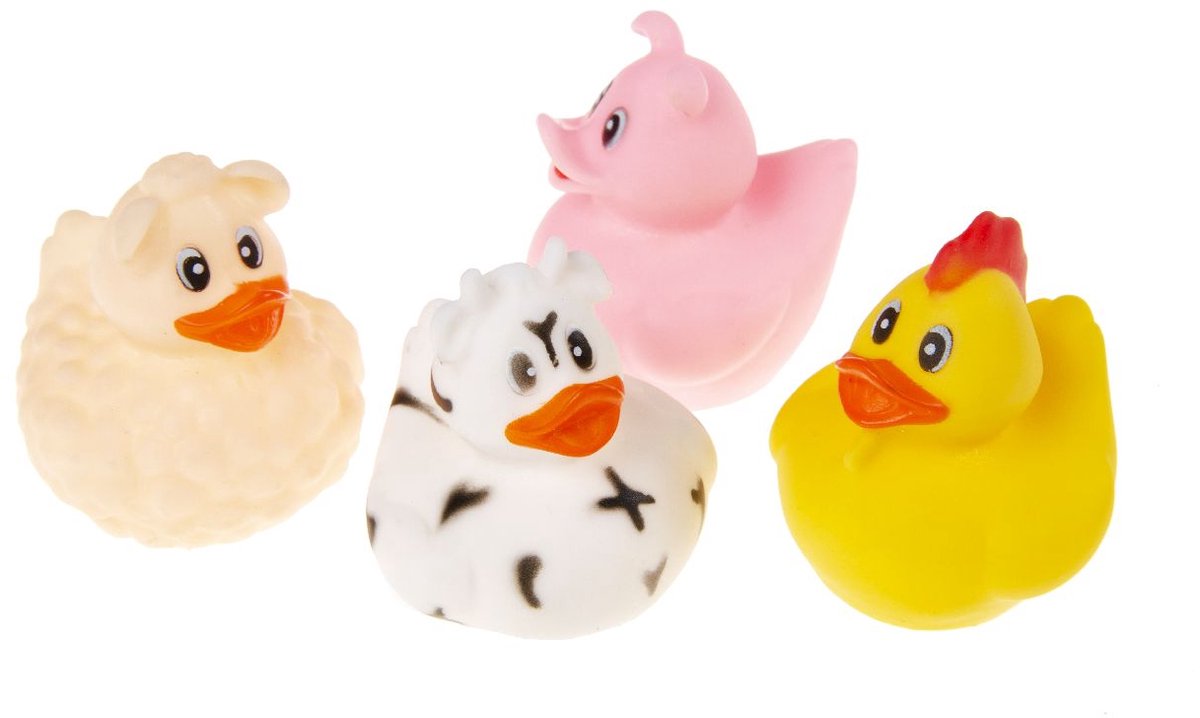 Duckiez Eend Boerderijdieren - 4 stuks