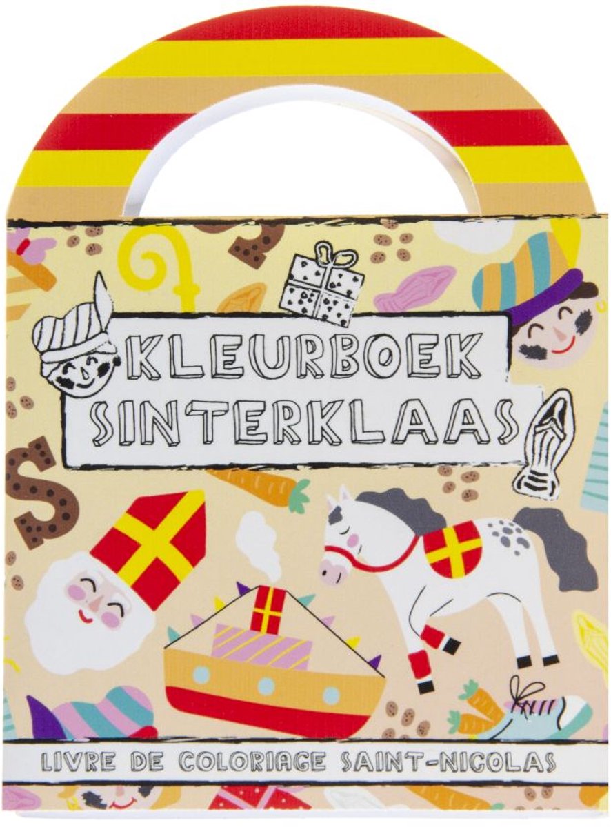 Duckiez Kleurboekje Met stickers Sinterklaas - 48 stuks