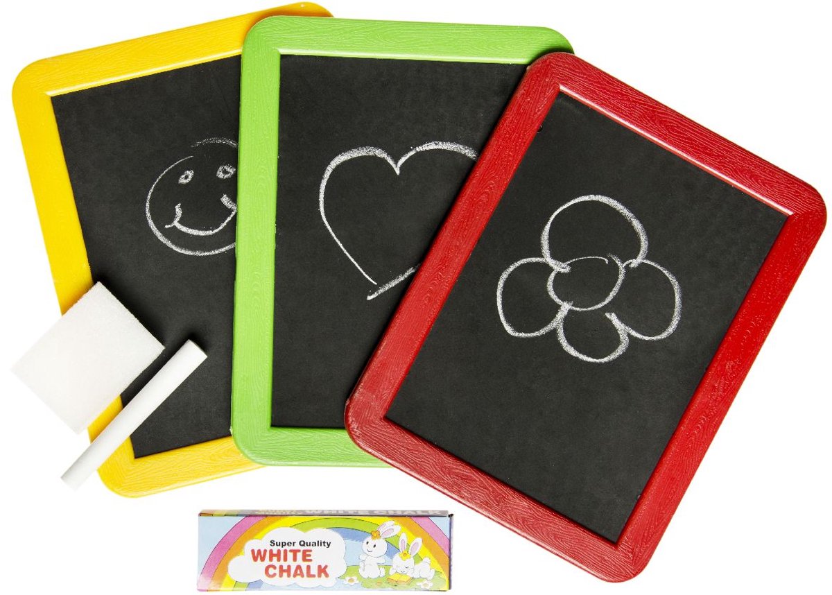 Duckiez Krijtbordje S+Spons&Krijt - 288 stuks (Bulk Deal)