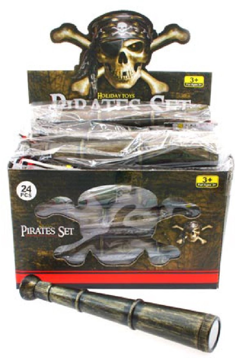   Piraat Verrekijker In Zakje - 432 stuks