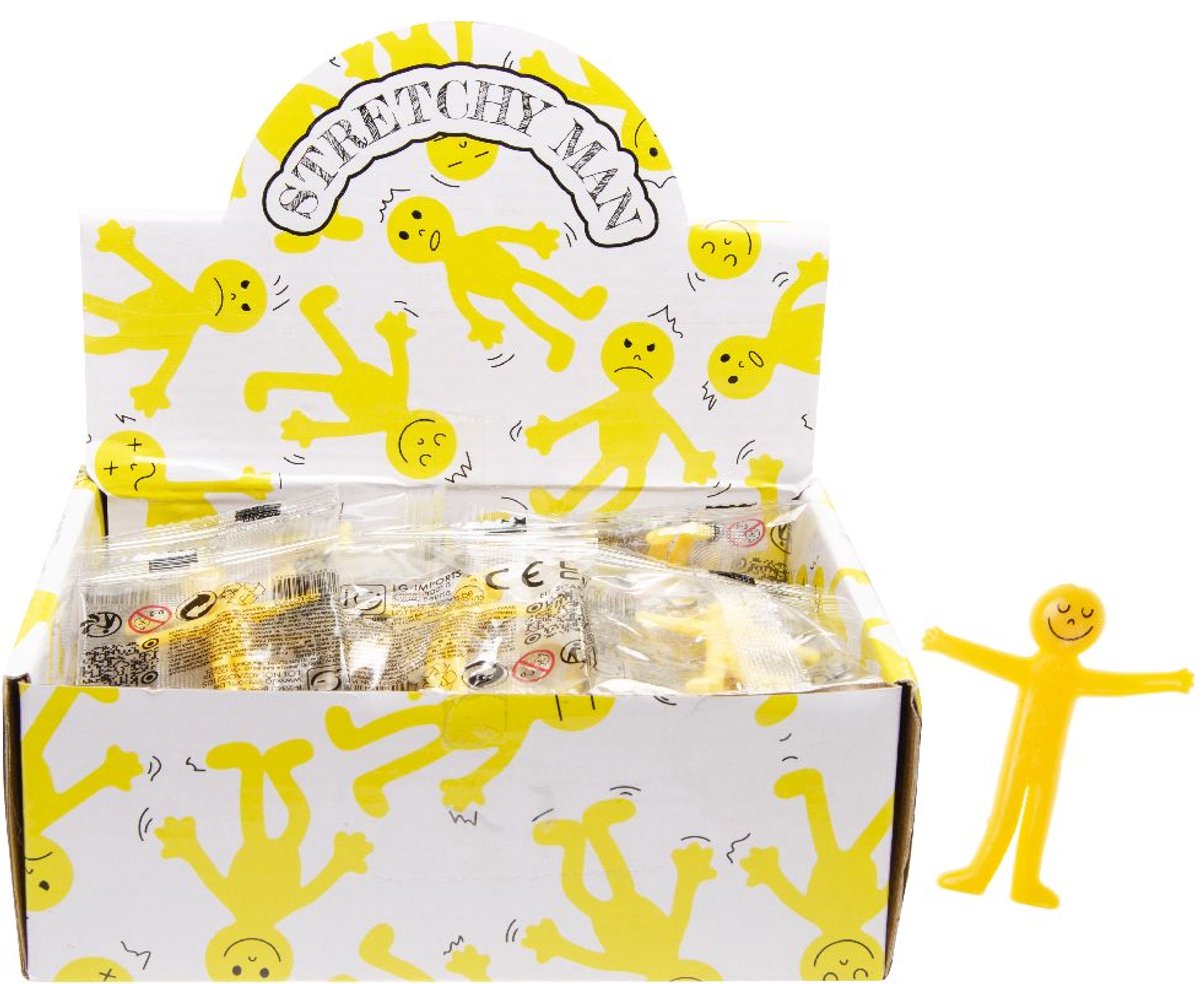   stretchy Smile Face Figure S Geel - 72 stuks