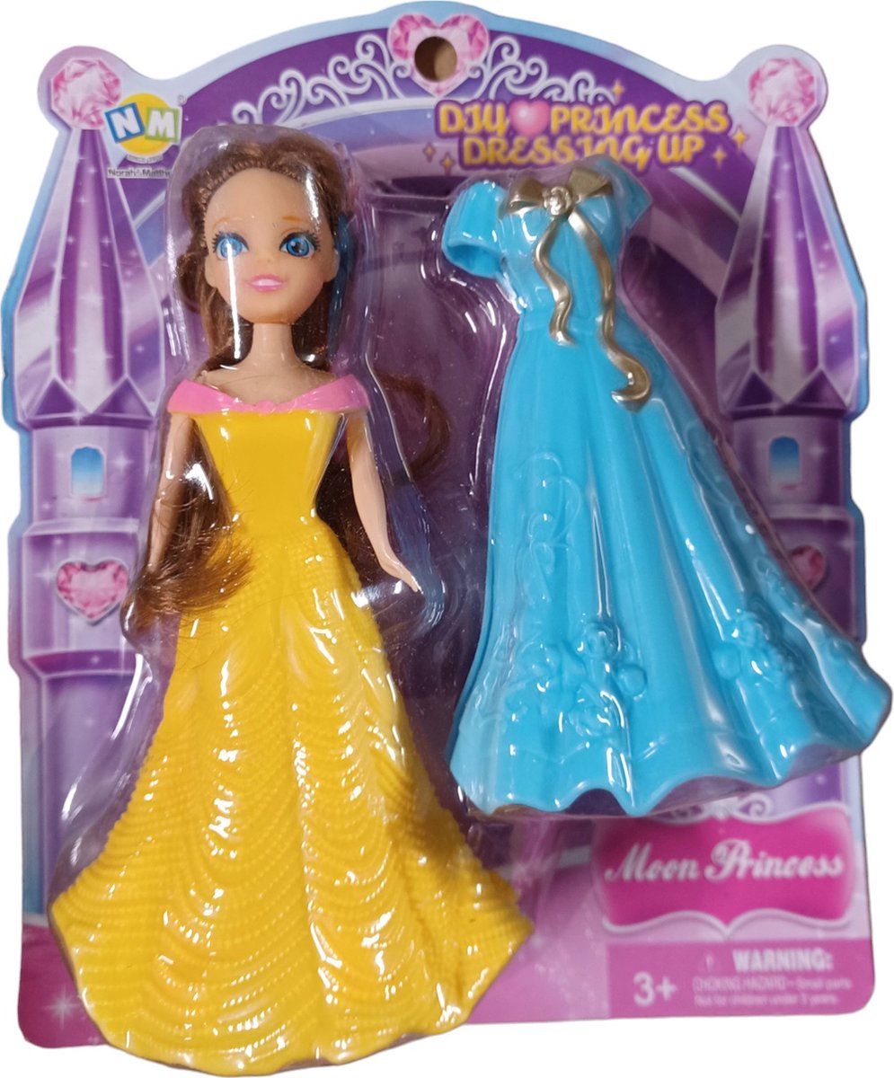 Moon Princes pop - met extra verkleed jurk - dressing up