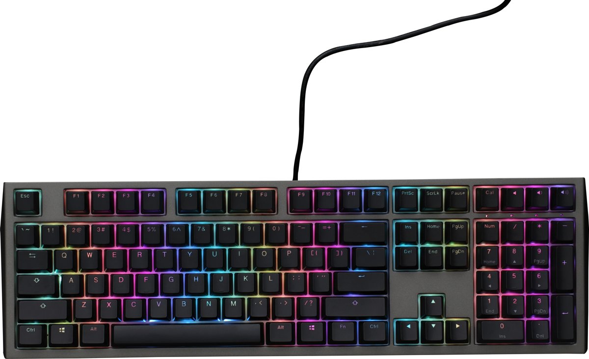 Ducky Shine 7 DKST1808ST RGB MX Silver US - Toetsenbord - Qwerty