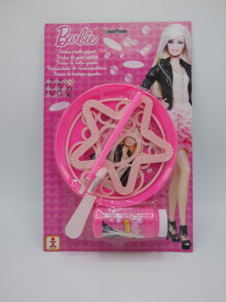 Barbie bellenblaas set voor grote bellen.