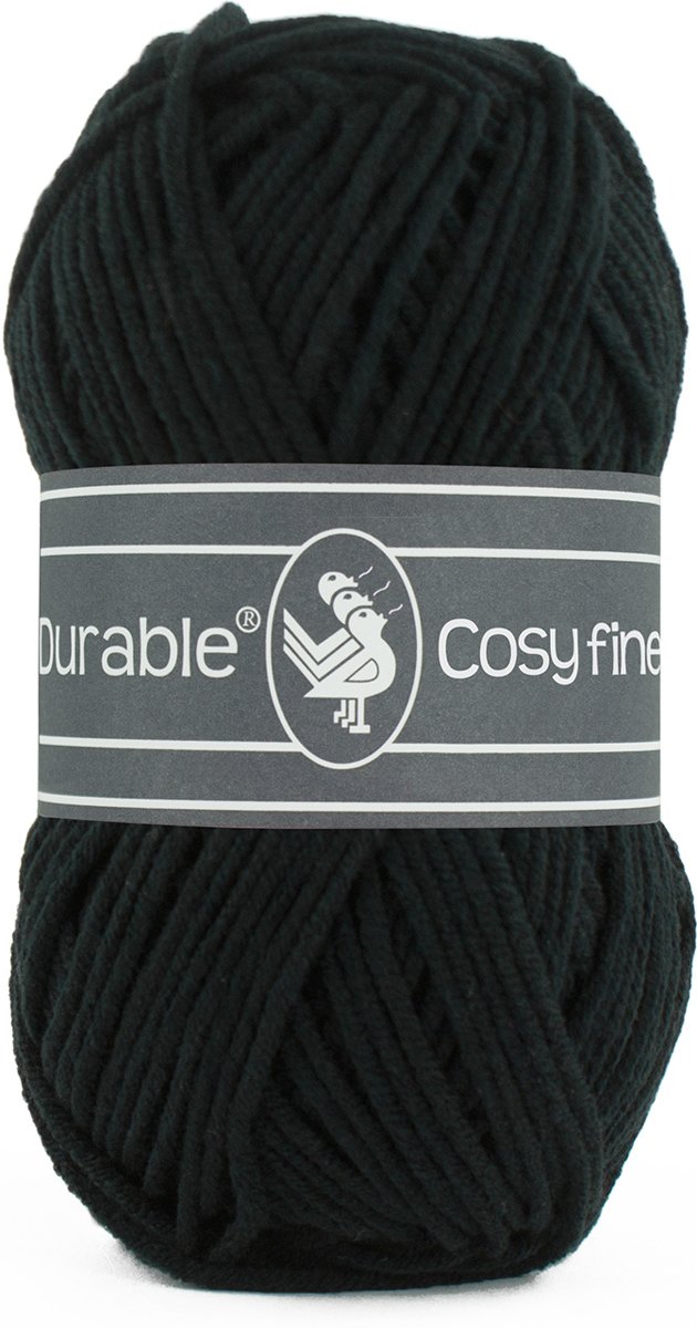 10 x Durable Cosy Fine Black (325)