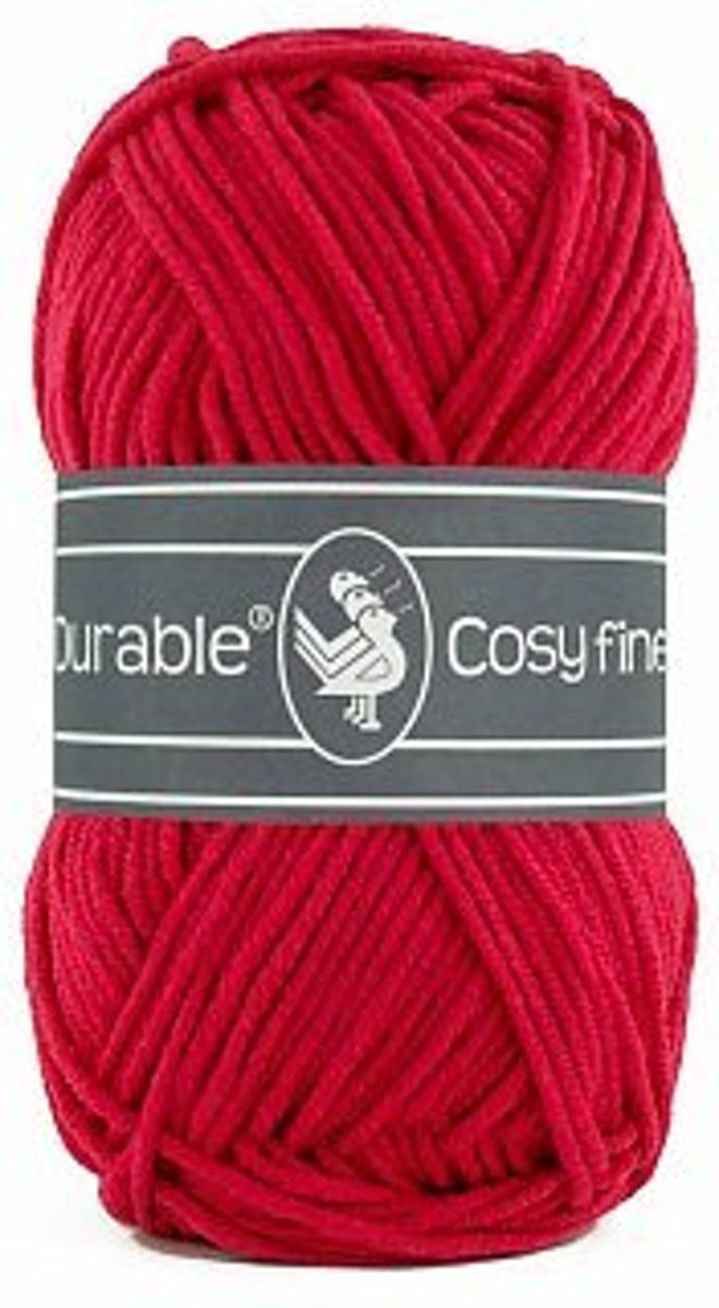 10 x Durable Cosy Fine Deep Red (317)