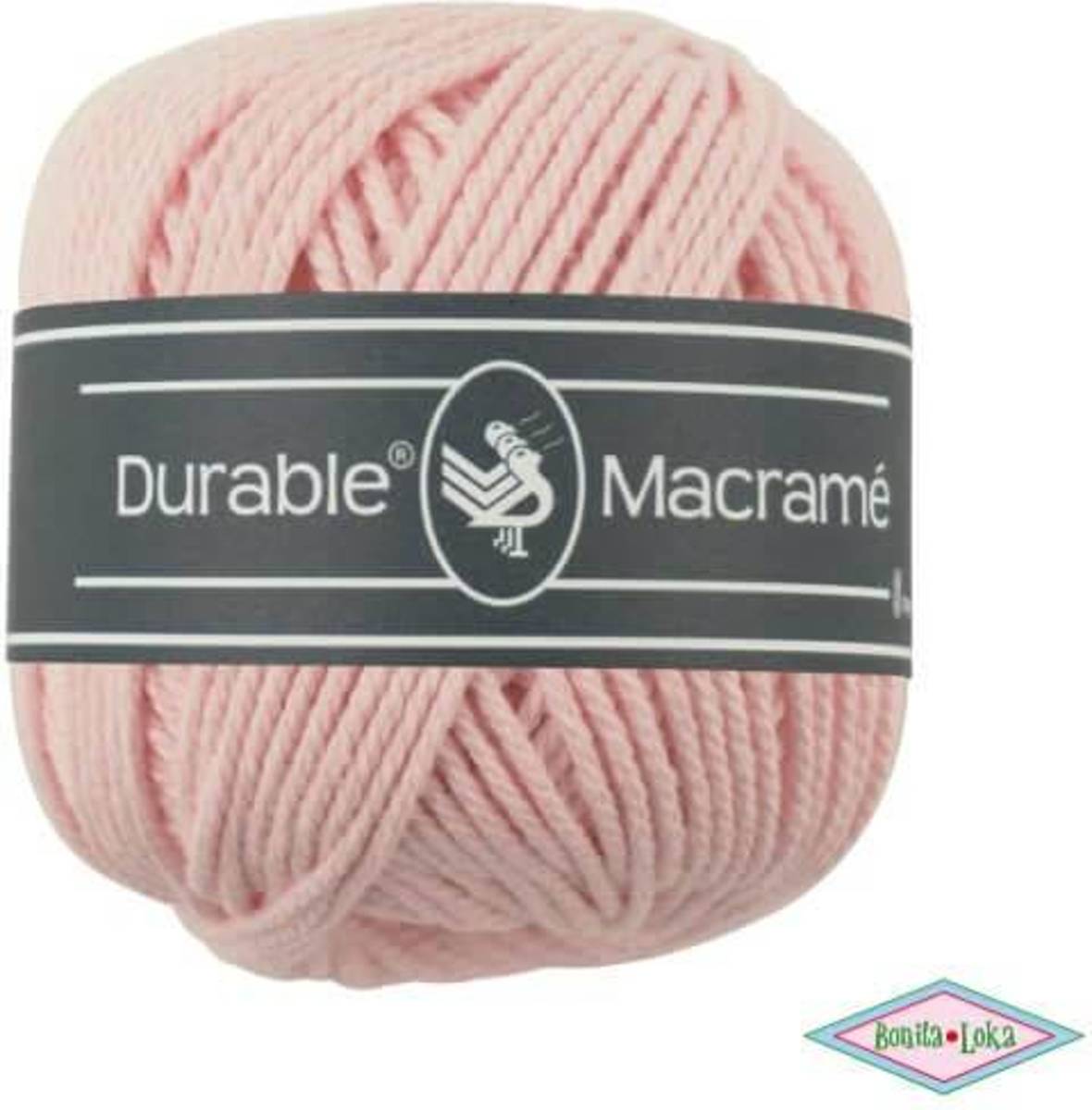 Durable macramé 203 light pink