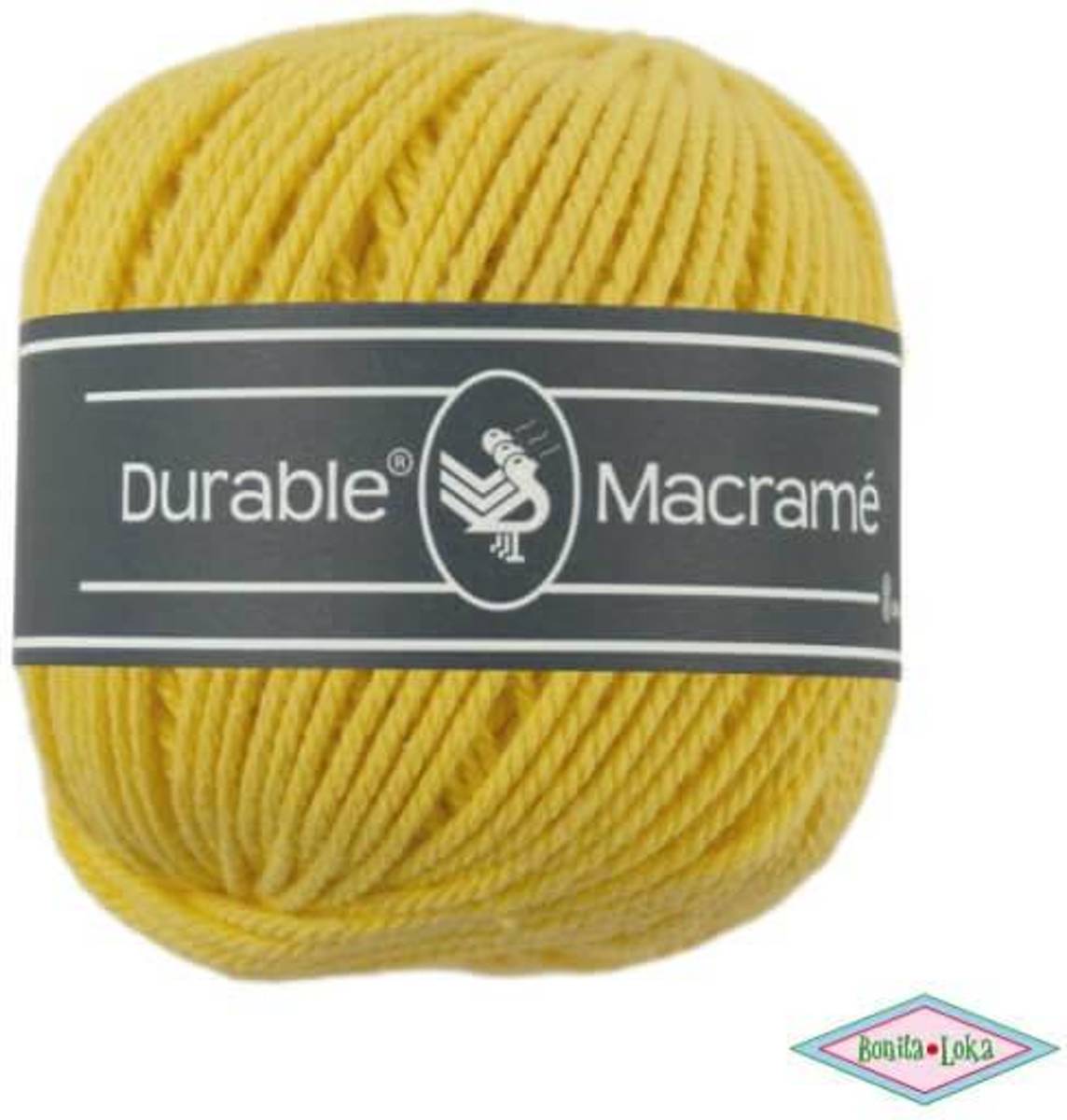 Durable macramé 2180 bright yellow