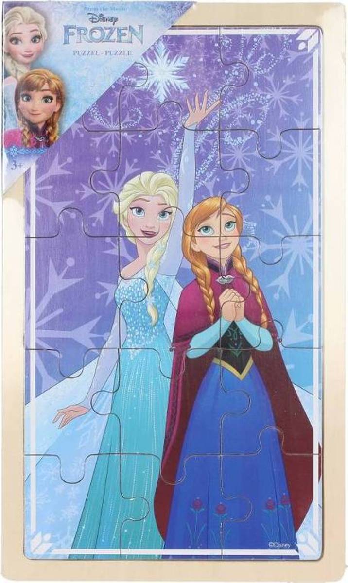 Frozen Disnep puzzel - 15 stukjes