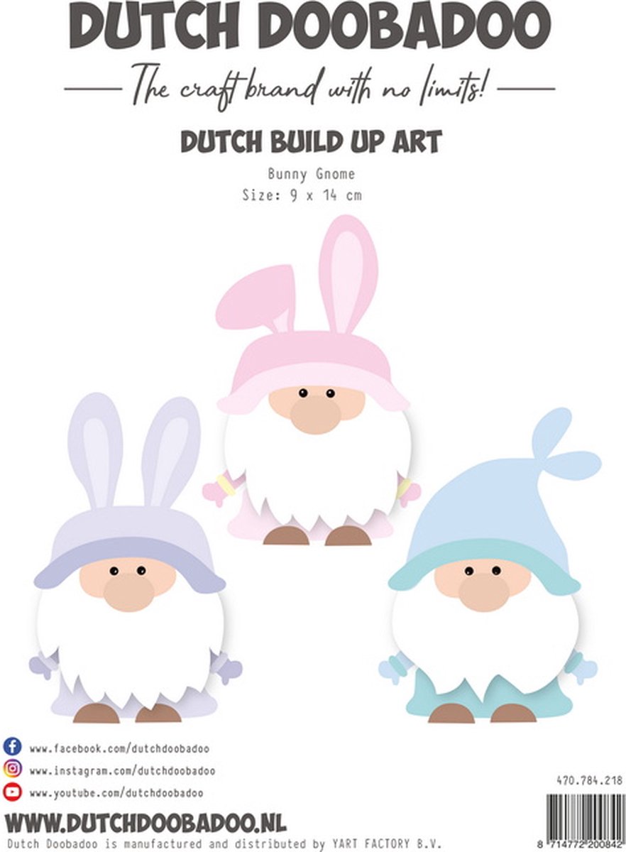 Dutch Doobadoo Build Up Bunny Gnome A5 470.784.218 (03-23)