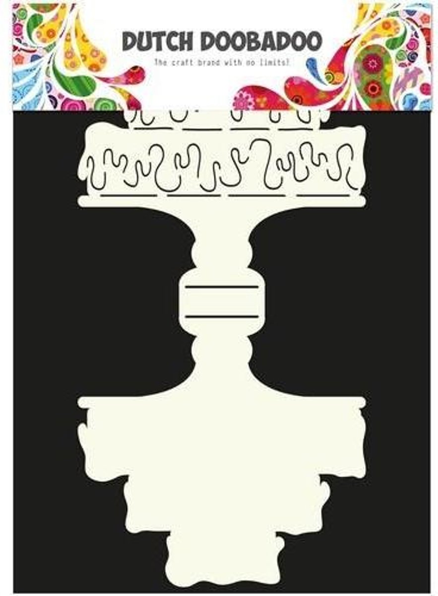 Dutch Doobadoo Dutch Card Art stencil Cake A4 2x 13.5x14.5 centimeter  470.713.501